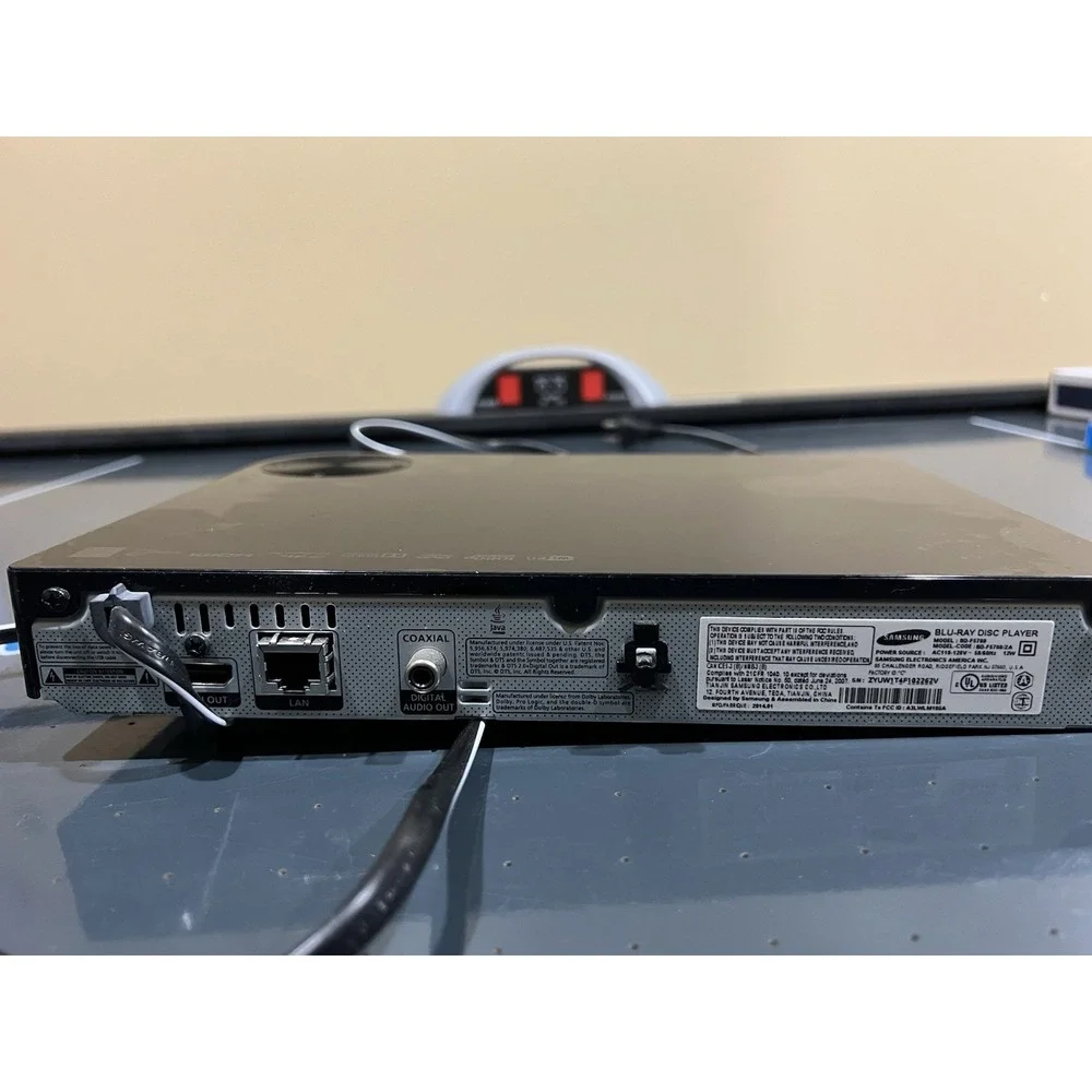Samsung BD-F5100 Blu-ray Player Built-in Wi-Fi 1080p HDMI USB Ethernet Black